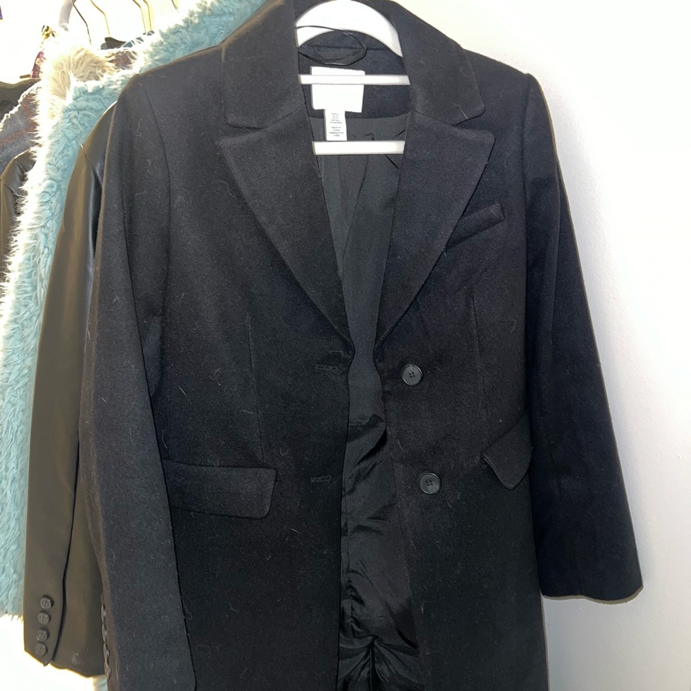 H&M Long Black Coat